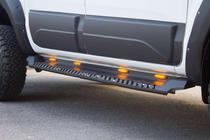 Ford Ranger 2011–2022 Sivuportaat Dakar V1 LED-valoilla (2 kpl, metalli) kuva 2
