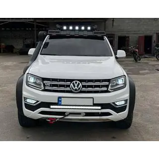 Tuulilasin aurinkolippa kattotelineeseen DAKAR (LED) SsangYong Musso II 2018– kuva 1