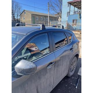 Kattoteline auton alkuperäisiin kiinnityspisteisiin (2 kpl, alumiini) Mazda CX-5 2017–2025 kuva 2
