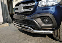 Mercedes X class 2017–2020 Etummainen tuplasuojakaari Vegas (ruostumaton, 76 mm) kuva 1