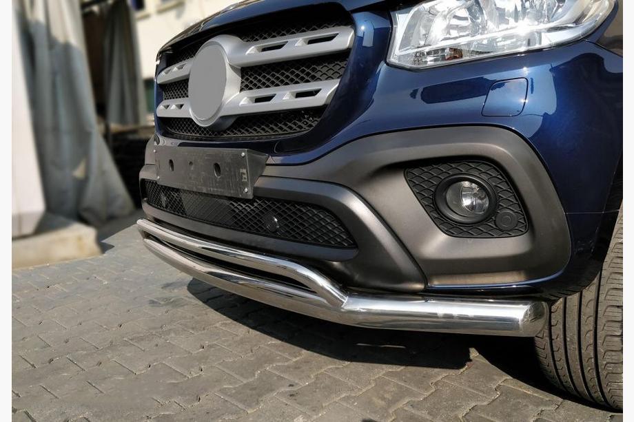 Mercedes X class 2017–2020 Etummainen tuplasuojakaari Vegas (ruostumaton, 76 mm) Image