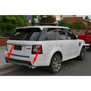 Pakoputkenpäät V2 (2 kpl, ruostumaton teräs) Range Rover Sport 2005–2013 kuva 1