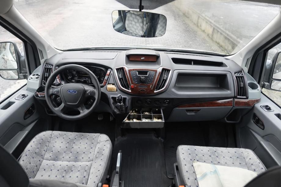 Ford Transit 2014– Kojelaudan koristelistat V2 Alumiini Image