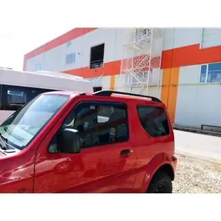 Skyport kattokaiteet (mustat) Suzuki Jimny 1998–2018 kuva 4