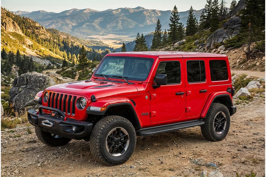 Jeep Wrangler 2018– Sivuporrast Bosphorus Black (2 kpl, alumiini) Image