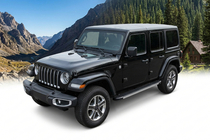 Jeep Wrangler 2018– Sivuportaat Maya V1 (2 kpl, alumiini) kuva 1