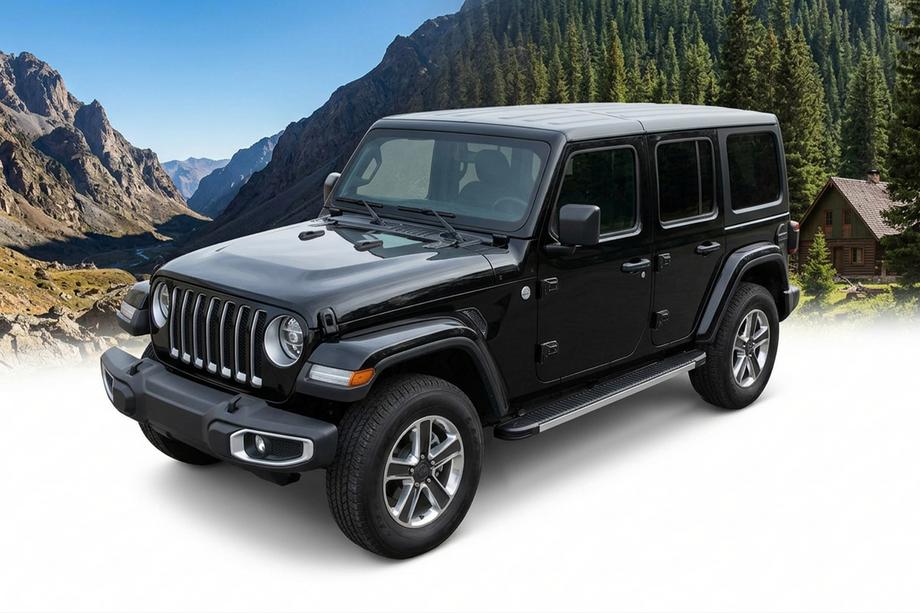 Jeep Wrangler 2018– Sivuportaat Maya V1 (2 kpl, alumiini) Image