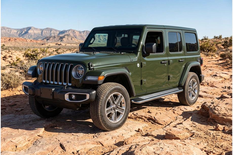 Jeep Wrangler 2018– Sivuporraslaudat Maydos V2 (2 kpl, alumiini) Image