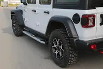 Jeep Wrangler 2018– Mevsim Grey sivuporrastangot (2 kpl, alumiini) kuva 1