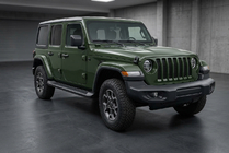Jeep Wrangler 2018– Allmond Black sivuportaat (2 kpl, alumiini) kuva 1