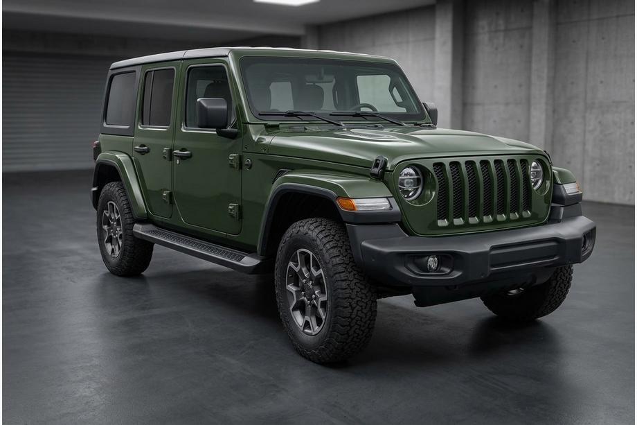Jeep Wrangler 2018– Allmond Black sivuportaat (2 kpl, alumiini) Image