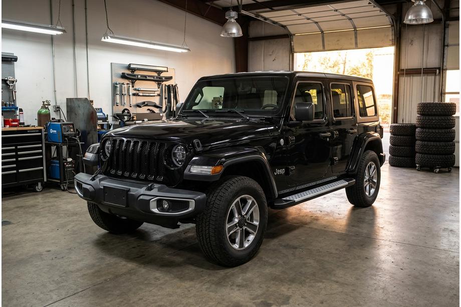 Jeep Wrangler 2018– Allmond Grey -sivukynnykset (2 kpl, alumiini) Image