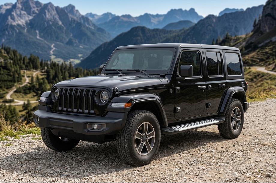 Jeep Wrangler 2018– Line-astinlaudat (2 kpl, alumiini) Image