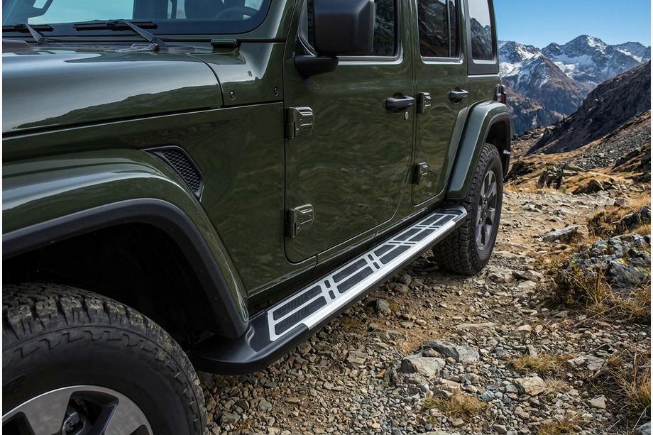 Jeep Wrangler 2018– Sunrise sivuportaat (2 kpl, alumiini) Image