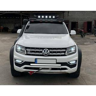 Tuulilasin aurinkolippa kattotelineeseen DAKAR (LED) Volkswagen Amarok 2010–2022 kuva 1