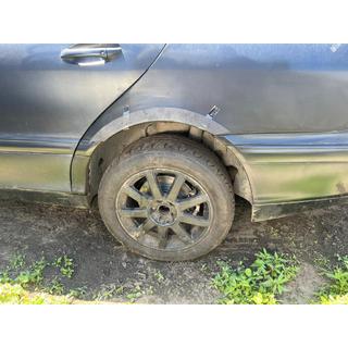 Lokasuojan kaarilistat (4 kpl, musta, ABS-muovi) kuva 4