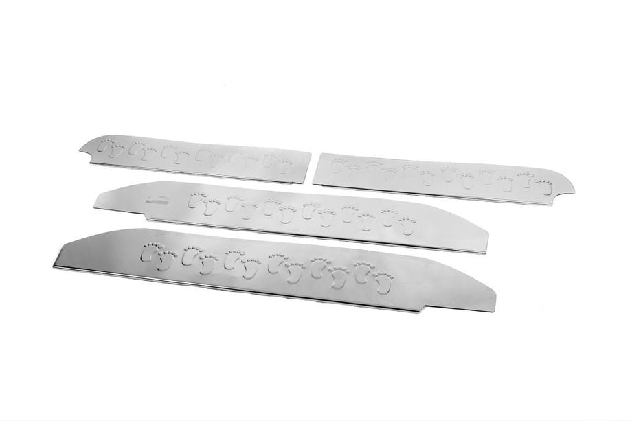 Mercedes Viano 2004–2014 Carmos V2 sisäpuoliset kynnyslistat (ruostumaton teräs) 4 kpl, Carmos – turkkilaista terästä Image