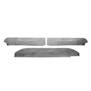 Sisäpuolen ovikynnyslistat Carmos V4 (ruostumaton teräs) Mercedes Viano 2004–2014 kuva 2