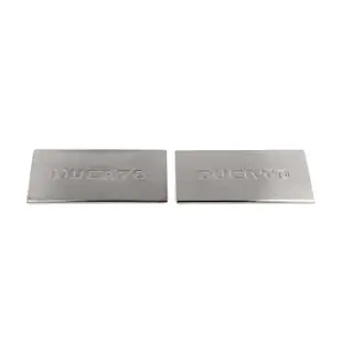 Sisäpuoliset kynnyslistat Carmos V2 (2 kpl, ruostumaton teräs) kuva 2