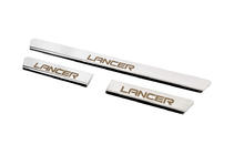 Mitsubishi Lancer 9 2004–2008 POISTOERÄ! Carmos kynnyslistat (3 kpl, ruostumaton teräs) kuva 2