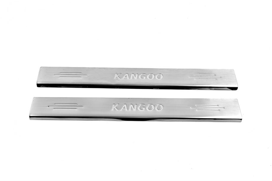 Renault Kangoo 1998–2008 Kynnyslistat, ruostumaton teräs Carmos V2 Kuva 2