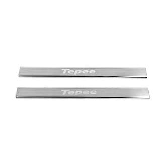 Kynnyslistat Carmos V3 (ruostumaton teräs) Peugeot Partner Tepee 2008–2018 kuva 1
