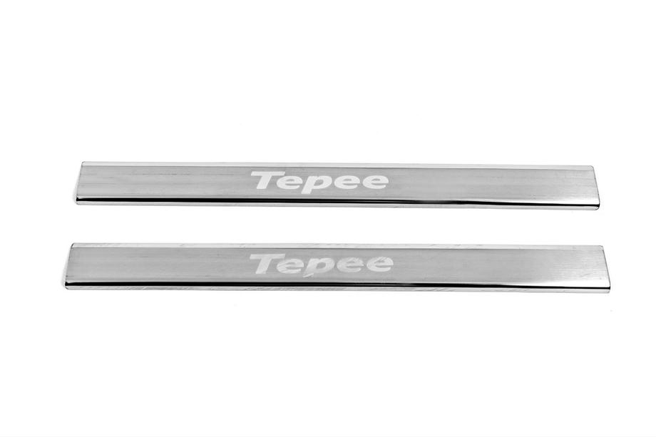 Peugeot Partner Tepee 2008–2018 Kynnyslistat Carmos V3 (ruostumaton teräs) Etuovet (2 kpl.) Image
