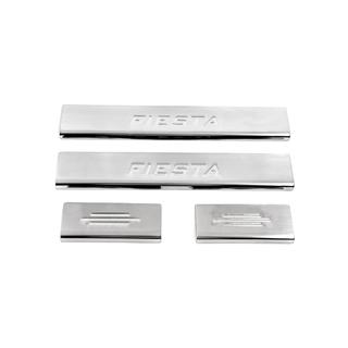 Carmos V2 kynnyssuojalistat (4 kpl, ruostumaton teräs) Ford Fiesta 2002–2008 kuva 1