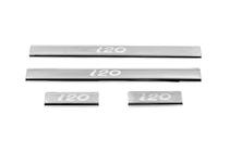 Hyundai I-20 2008–2012 Carmos V2 kynnyslistat (4 kpl, ruostumaton teräs) kuva 2