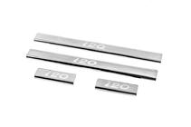Hyundai I-20 2008–2012 Carmos V2 kynnyslistat (4 kpl, ruostumaton teräs) kuva 1