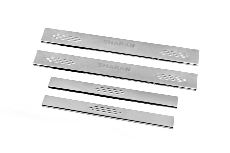 Volkswagen Sharan 1995–2010 Carmos V2 kynnyslistat (4 kpl, ruostumaton teräs) Image