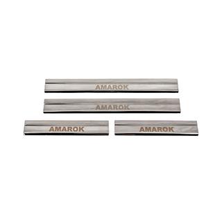 Carmos V3 kynnyslistat (4 kpl, ruostumaton teräs) Volkswagen Amarok 2010–2022 kuva 1