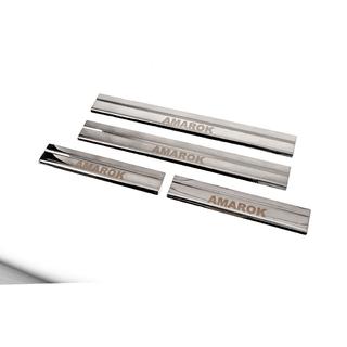 Carmos V3 kynnyslistat (4 kpl, ruostumaton teräs) Volkswagen Amarok 2010–2022 kuva 2