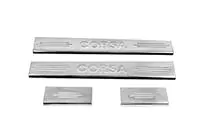 Opel Corsa C 2000–2006 Carmos V2 kynnyslistat (4 kpl, ruostumaton teräs) kuva 2