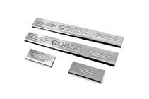 Opel Corsa C 2000–2006 Carmos V2 kynnyslistat (4 kpl, ruostumaton teräs) kuva 1