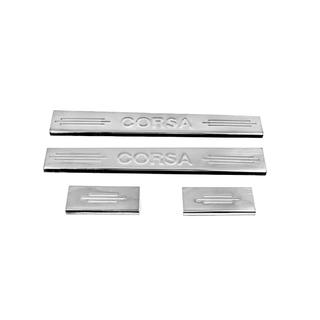 Carmos V2 kynnyslistat (4 kpl, ruostumaton teräs) kuva 2