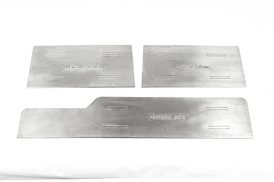 Mercedes Sprinter W901/902/903/904/905 1995–2006 Sisäpuoliset kynnyslistat Carmos V2 (3 kpl, ruostumaton teräs) Kuva 2