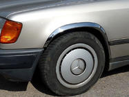 Mercedes E-class W124 1984–1997 Pyöränkaaren listat 1985-1989 (4 kpl, ruostumaton teräs) kuva 1