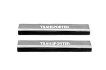 Volkswagen T5 Transporter 2003–2010 Carmos V2 kynnyslistat (2 kpl, ruostumaton teräs) kuva 2