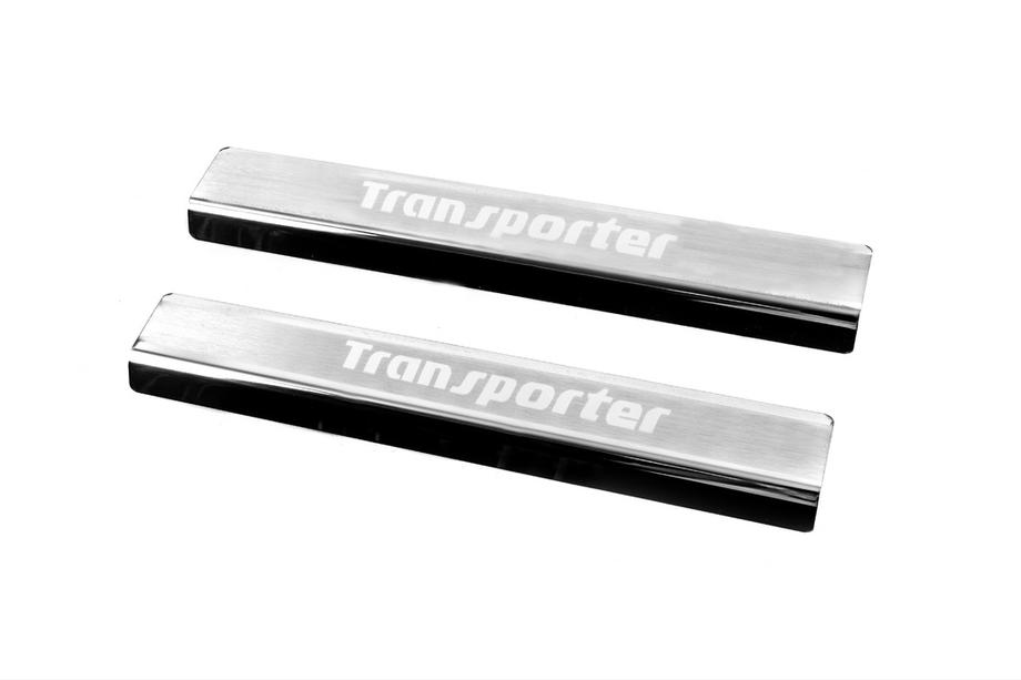 Volkswagen T5 Transporter 2003–2010 Carmos V3 kynnyslistat (2 kpl, ruostumaton teräs) Image