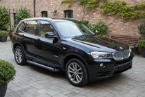 BMW X3 F25 2011–2018 Sivuporrastangot Vision New Black (2 kpl, alumiini) kuva 1