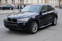 BMW X3 F25 2011–2018 Tayga V2 sivukynnykset (2 kpl, alumiini) kuva 1
