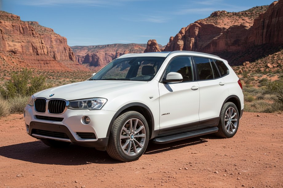 BMW X3 F25 2011–2018 Sivukynnykset Tayga Black (2 kpl, alumiini) Image
