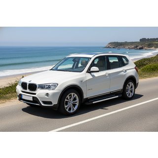 RedLine sivuastinlaudat (2 kpl, alumiini) BMW X3 F25 2011–2018 kuva 1
