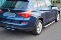 BMW X3 F25 2011–2018 Sivuporraslaudat Fullmond (2 kpl, alumiini) kuva 7