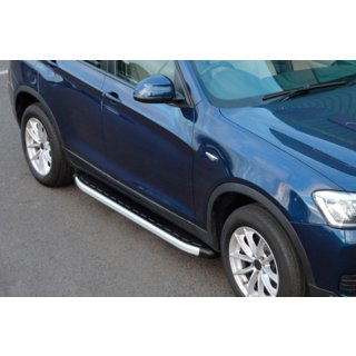 Sivuporraslaudat Fullmond (2 kpl, alumiini) BMW X3 F25 2011–2018 kuva 1
