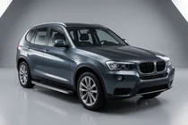BMW X3 F25 2011–2018 BlackLine-sivuporrast (2 kpl, alumiini) kuva 1