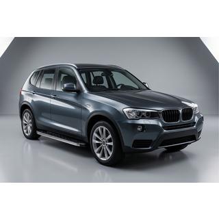 BlackLine-sivuporrast (2 kpl, alumiini) BMW X3 F25 2011–2018 kuva 1