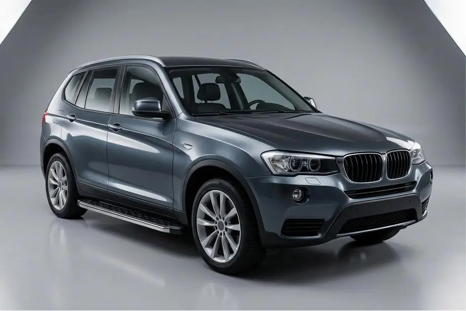 BMW X3 F25 2011–2018 BlackLine-sivuporrast (2 kpl, alumiini) Image