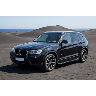 Allmond Black sivuportaat (2 kpl, alumiini) BMW X3 F25 2011–2018 kuva 1